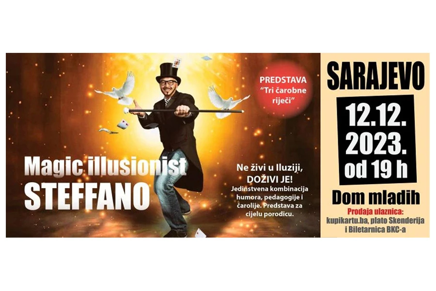 Veliko zanimanje za mađioničarsku predstavu Steffana Dinici