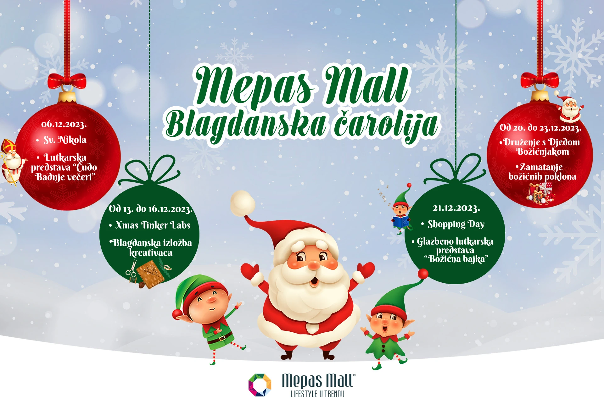 Blagdanska čarolija u Mepas Mallu