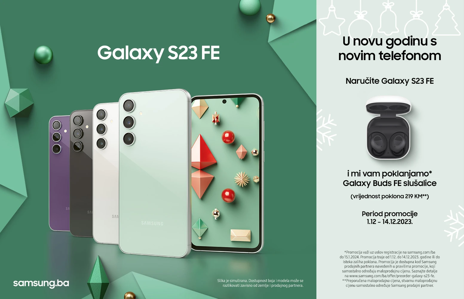 Samsung Galaxy S23 FE sada je dostupan za prednarudžbu u Bosni i Hercegovini