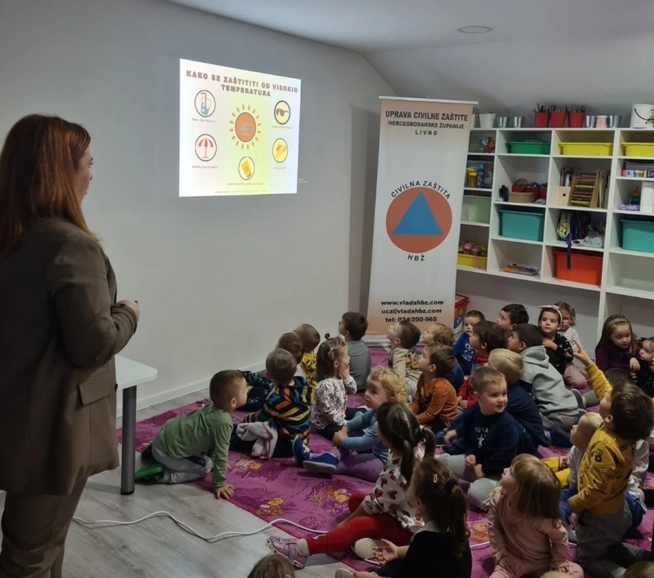 Mališani učili o ponašanju u slučaju elementarnih nepogoda 
