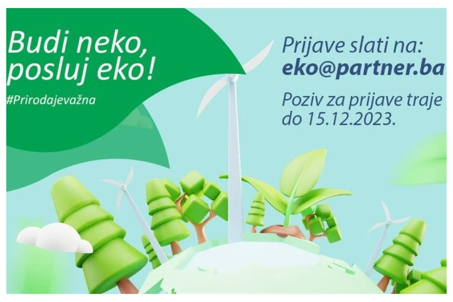 Javni poziv za dostavu prijava "BUDI NETKO - POSLUJ EKO"