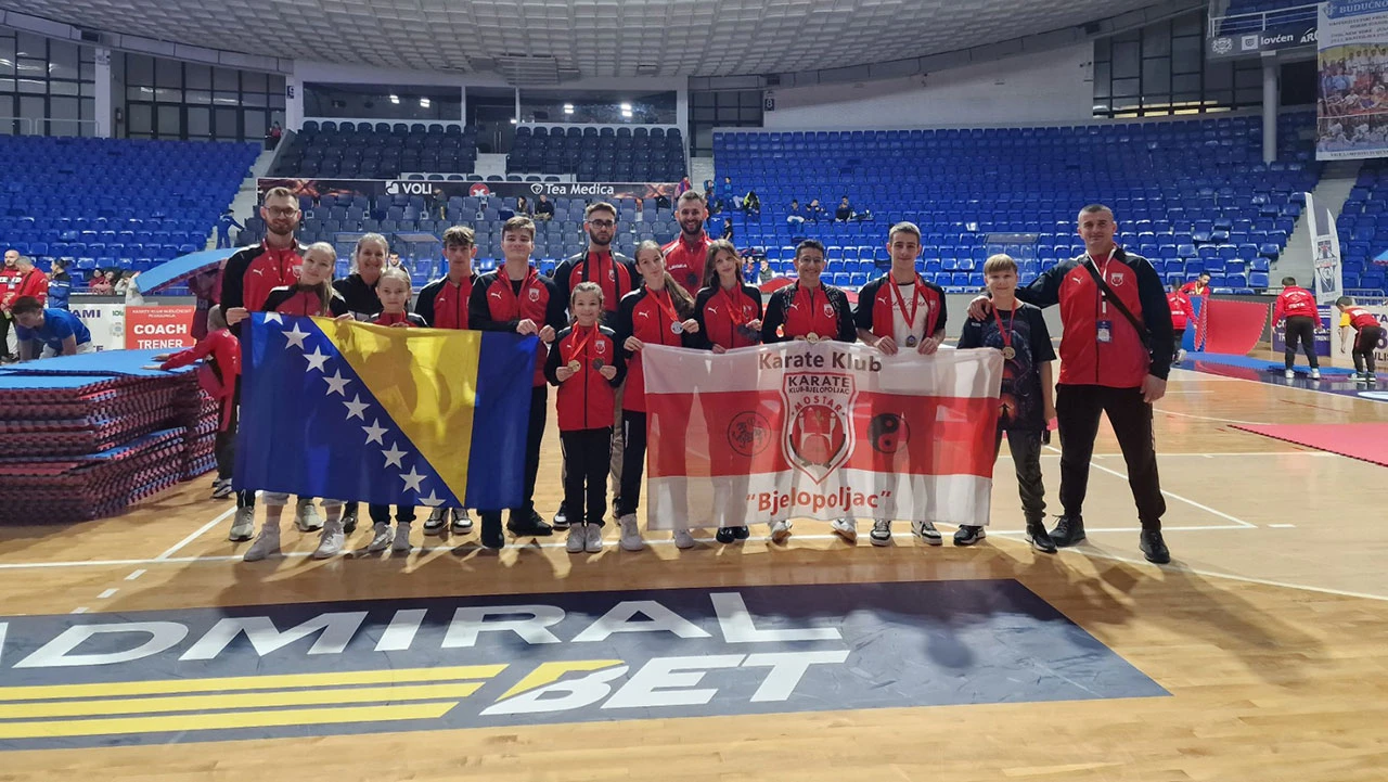 Sjajan uspjeh Karate kluba Bjelopoljac u Podgorici