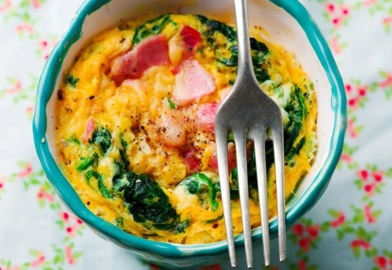 Brzinski quiche sa špinatom i šunkom