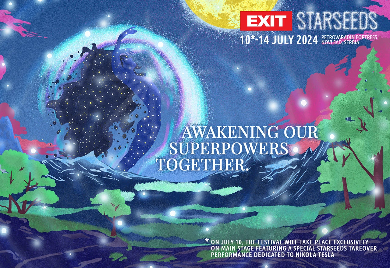 EXIT 2024 donosi dodatan festivalski dan i novo ime Glavne bine u čast Nikole Tesle!