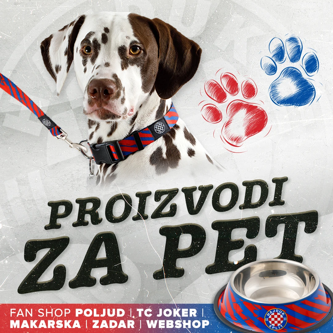 Hajduk predstavio liniju proizvoda za pse