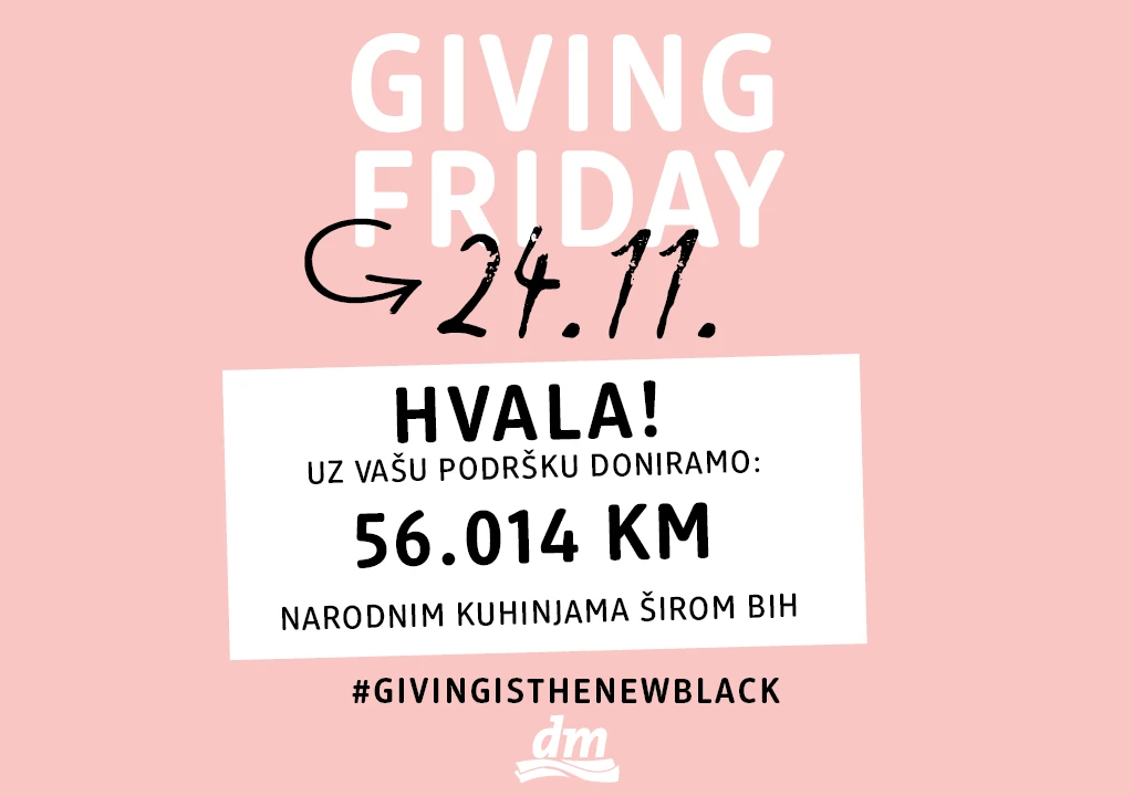 dm donira 56.014 KM narodnim kuhinjama širom BiH