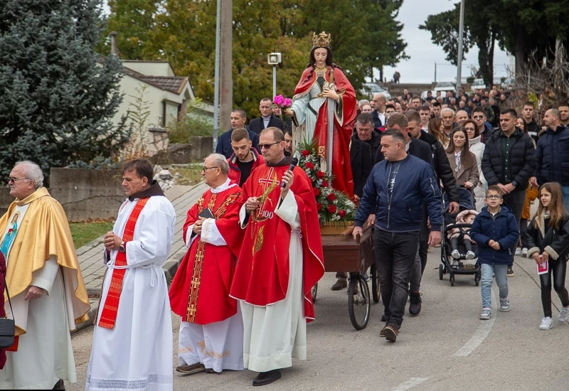 Svečano u Grudama: Procesija i molitva na blagdan sv. Kate