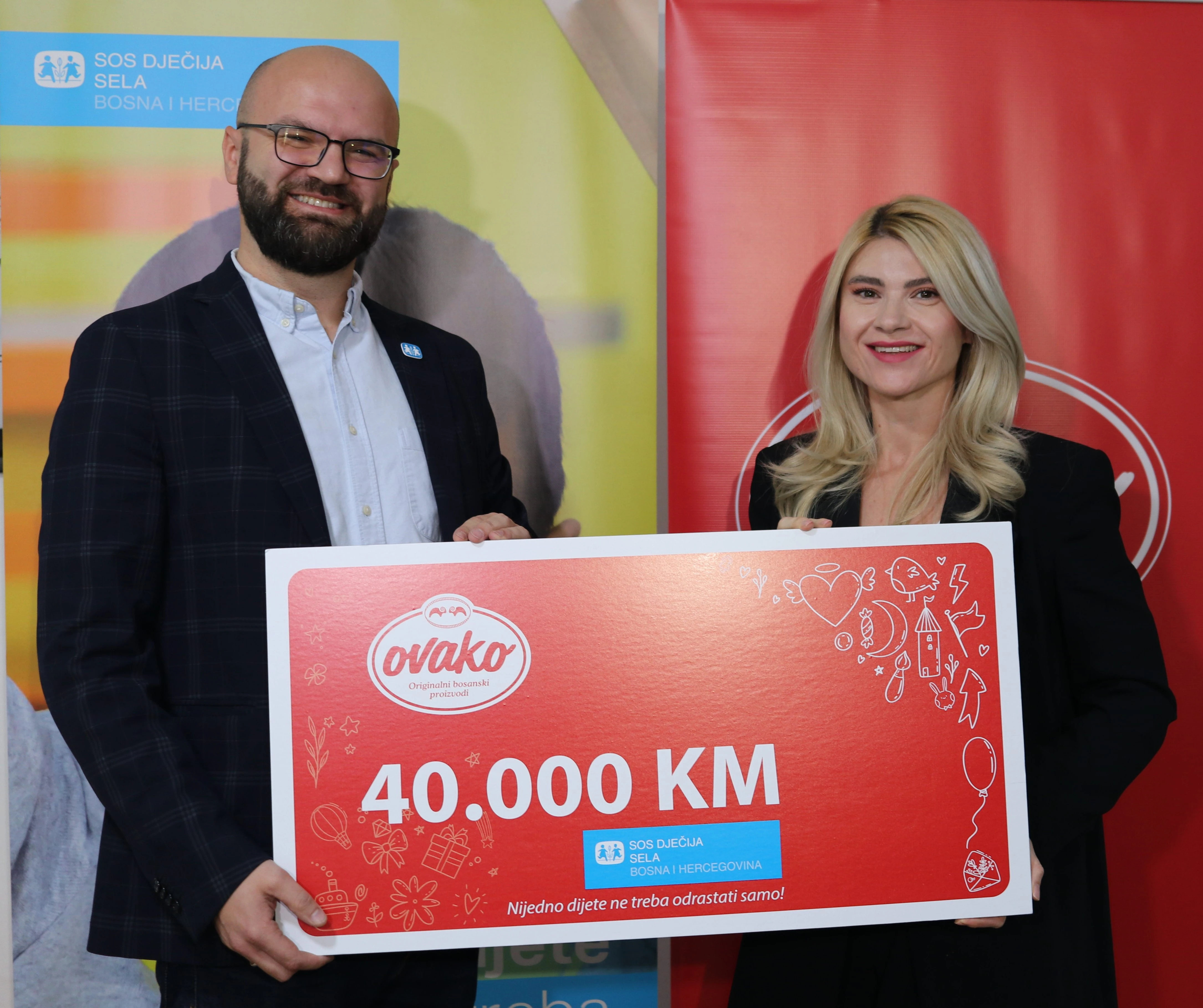 Akova Grupacija donirala 40 000 KM SOS Dječjim selima u BiH