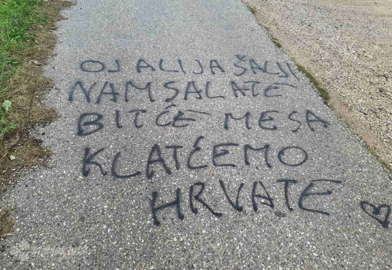 Vrapčići: Novi grafiti mržnje upućeni Hrvatima