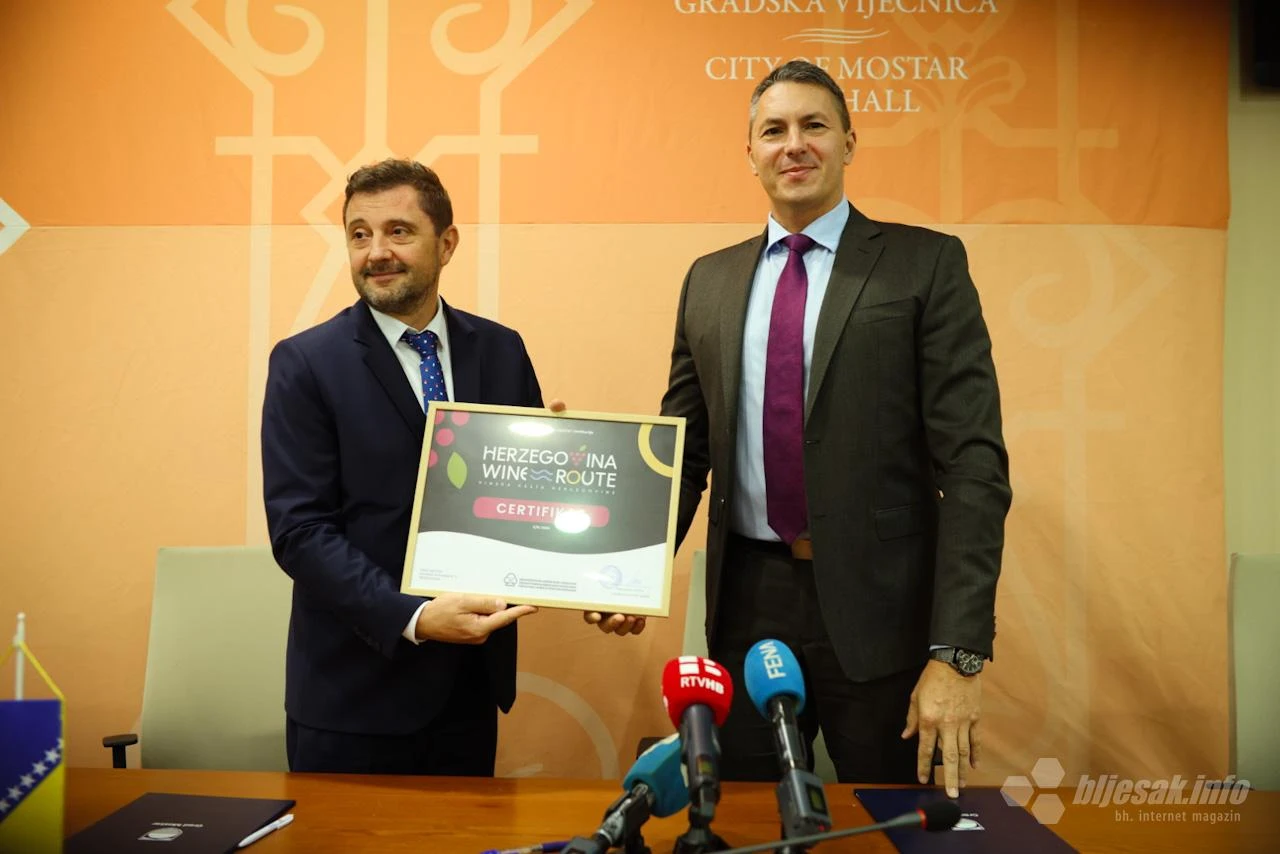 Vinska cesta će povećati  vidljivost Hercegovine u međunarodnim očima