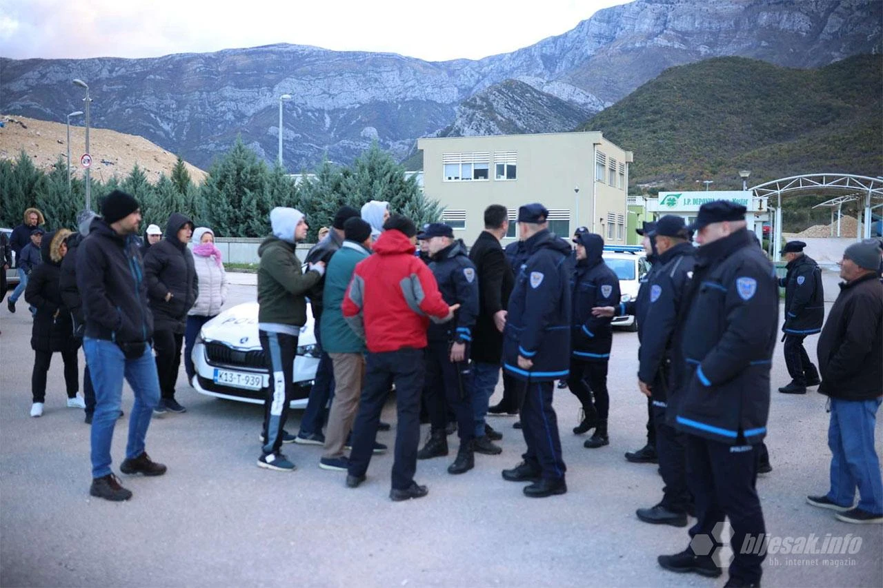 Mještani se povukli s mostarske deponije nakon okončanja radnog vremena