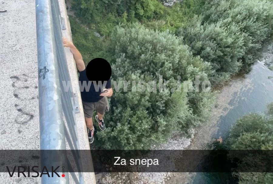 Široki Brijeg: Mladić visio s mosta kako bi napravio fotografiju?!