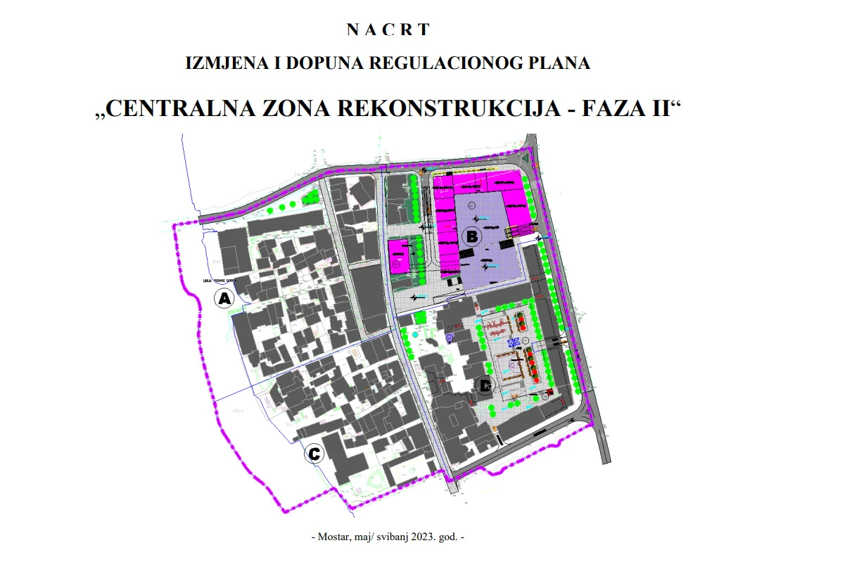 Evo što će dobiti Centralna zona - Usvojene izmjene i dopune regulacijskog plana