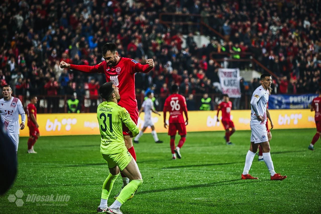 FOTO | Pogledajte veliko slavlje Veleža nakon pobjede nad Zrinjskim