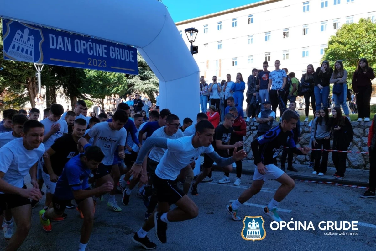 Ulična utrka u Grudama: Učenici pokazali tko je najbolji