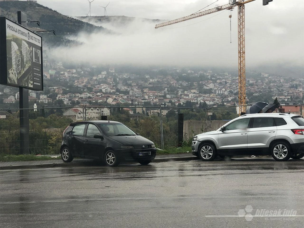 Prometna kod mosta Avenija - Sutina