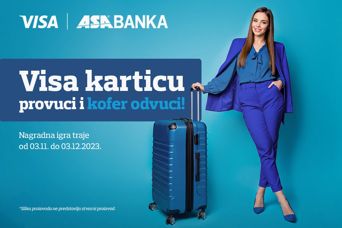 Visa karticu provuci i kofer odvuci