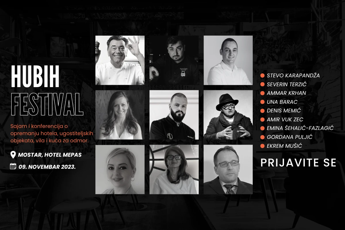 Prijavi se na Sajam i konferenciju o opremanju ugostiteljskih objekata u Mostaru