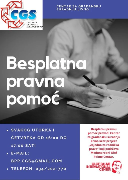 Poruka sindikatima i radnicima - evo gdje možete potražiti besplatnu pravnu pomoć