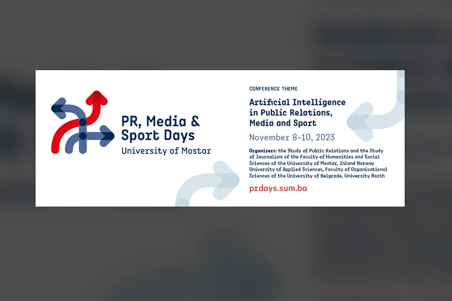 Konferencija PR, Media & Sports Days University of Mostar: Integracija umjetne inteligencije u PR, medije i sport