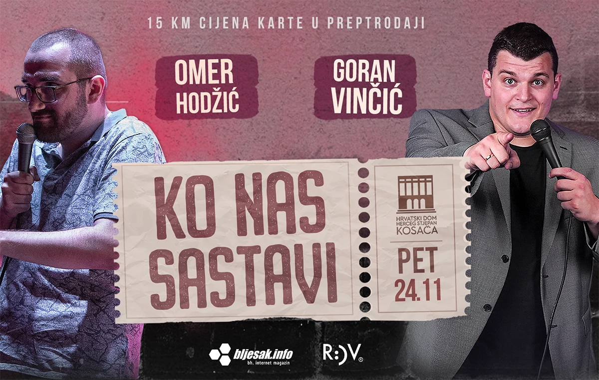Najpoznatiji komičar regije dolazi u Mostar