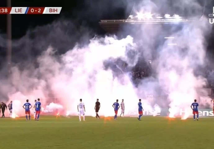 UEFA žestoko kaznila NS BiH zbog navijačkih nereda