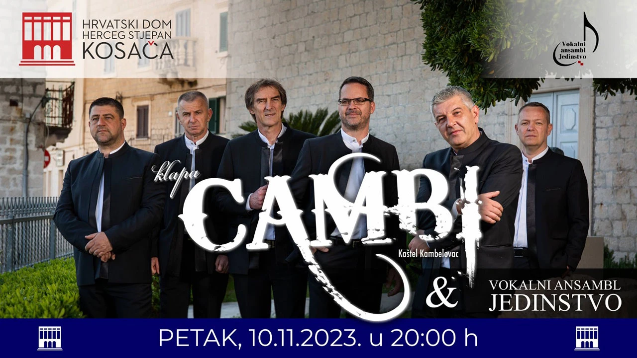 Klapa Cambi gostuje u Mostaru