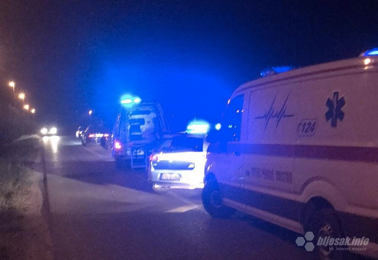 Mostar - Dvije osobe ozlijeđene u prometnoj kod Uborka