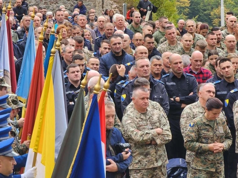 Vojnici i policajci po 20. put na Bobovcu molili za domovinu