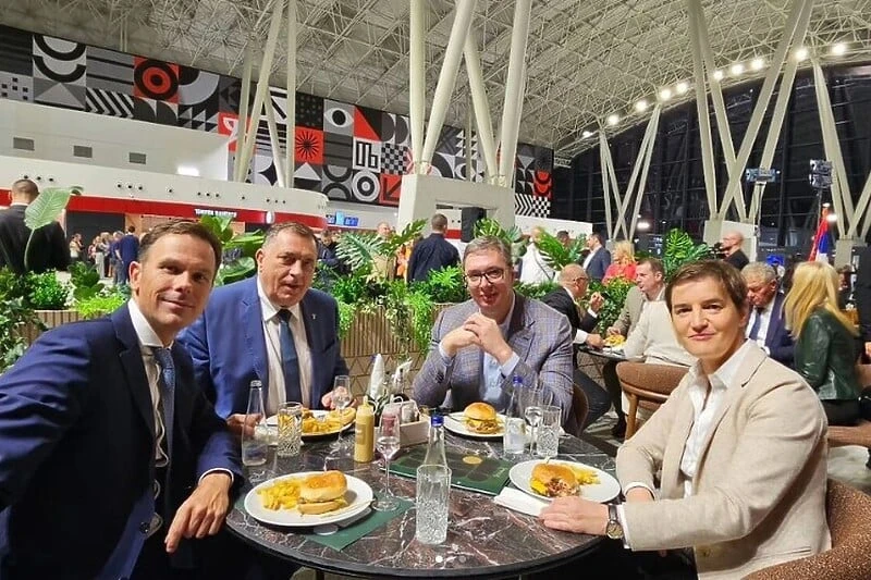 Dodik se, uz hamburgere i pomfrit, požalio Vučiću zbog sankcija Gorici i Igoru