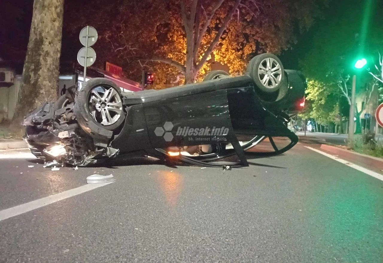 Prometna u Mostaru - Dvije osobe s teškim ozljedama, dvije otpuštene kući