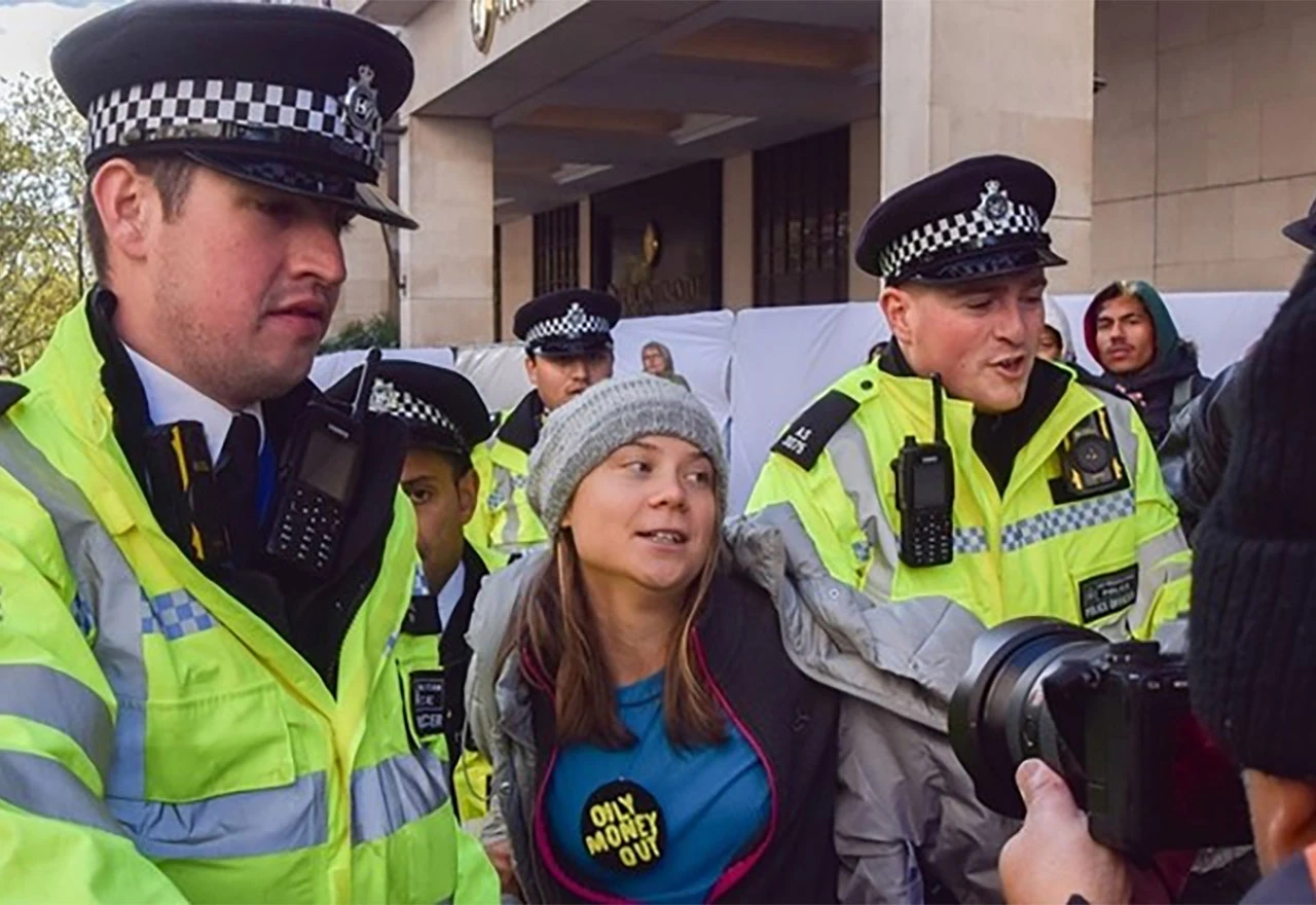 Privedena Greta Thunberg