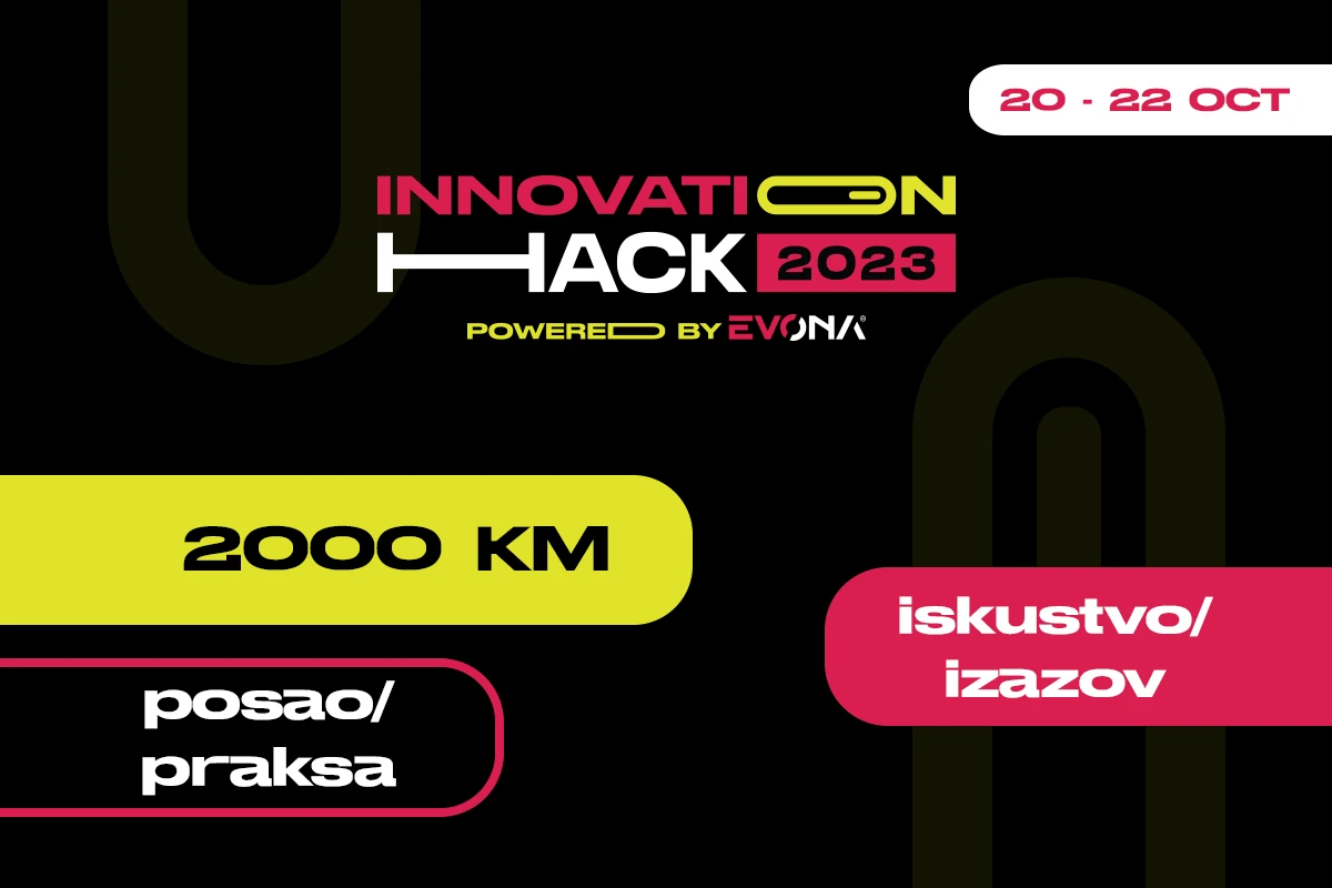 Prijavi se na treći Evona Innovation Hack i osvoji 2000KM i priliku za posao!