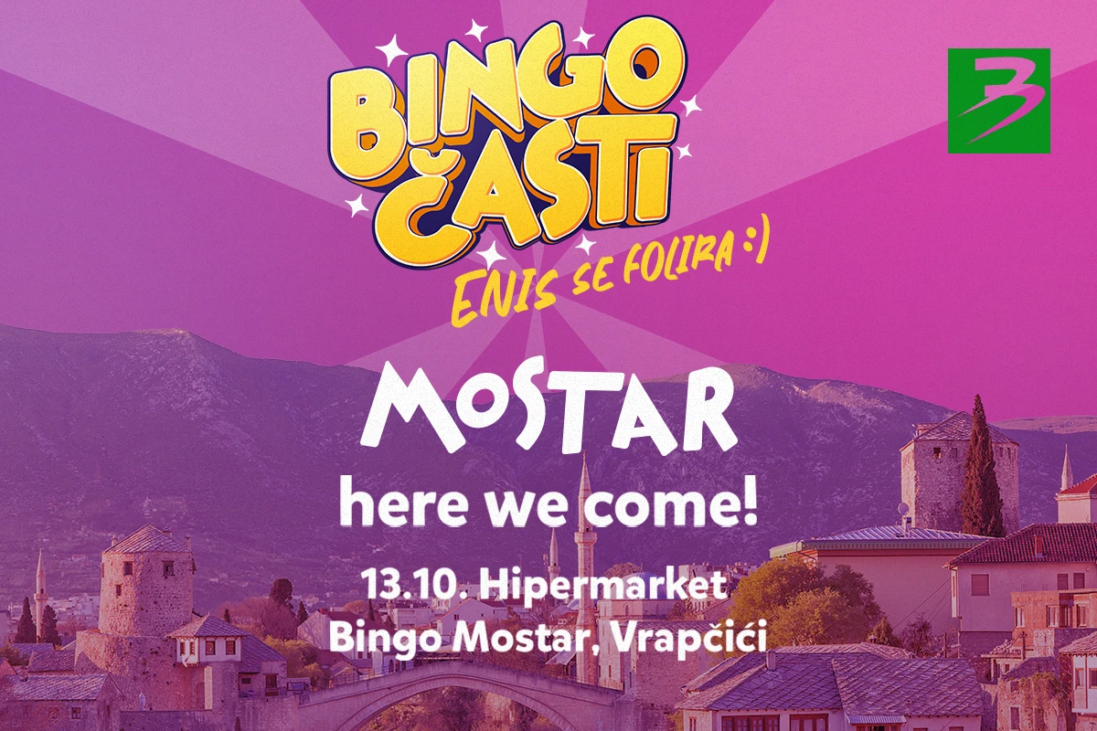 Enis donosi nevjerojatnu zabavu u Hipermarketu Bingo Mostar!