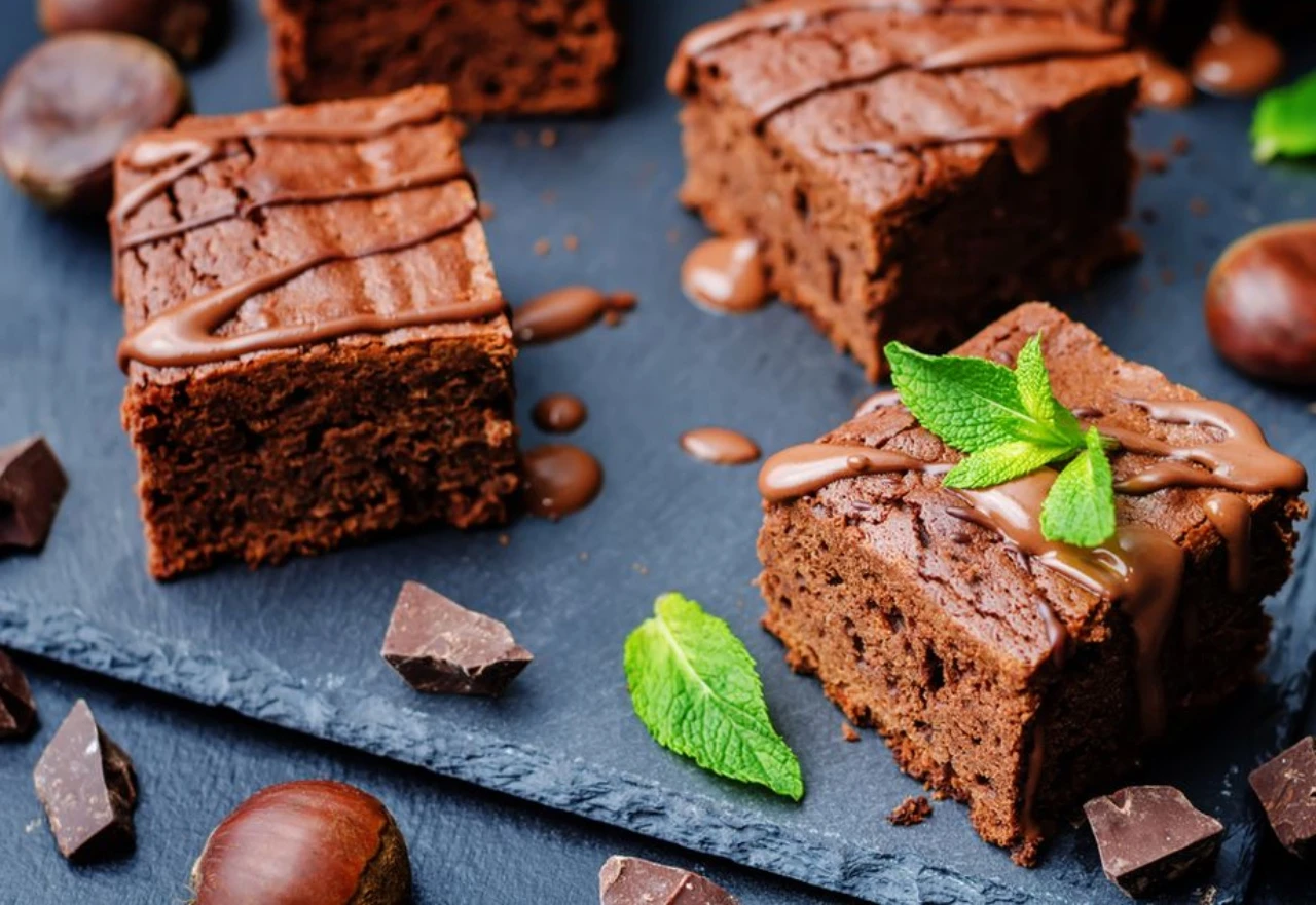 Sočne kocke od kestena i čokolade