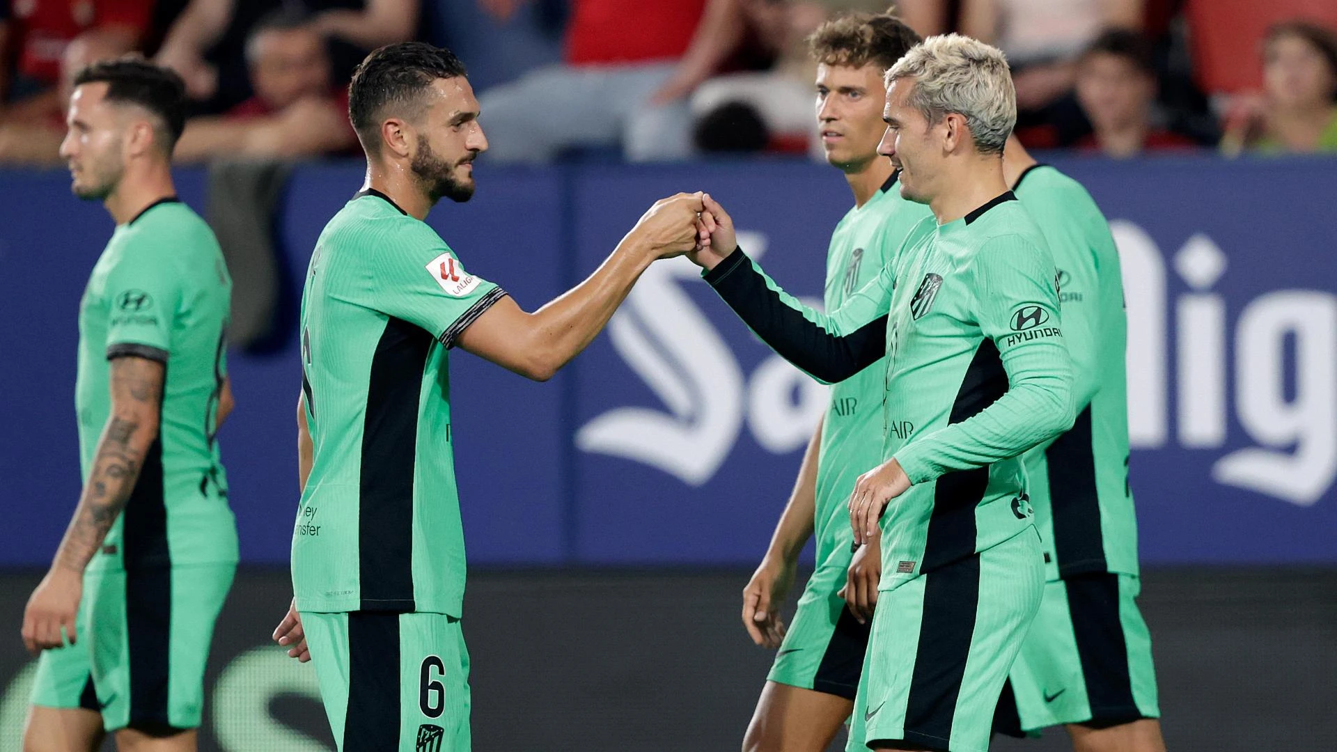 Atletico sredio i Osasunu, pokazana tri crvena kartona