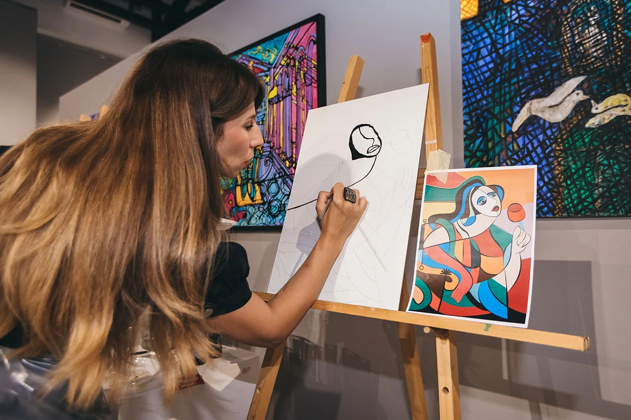 Likovna radionica Art and Wine u Mostaru