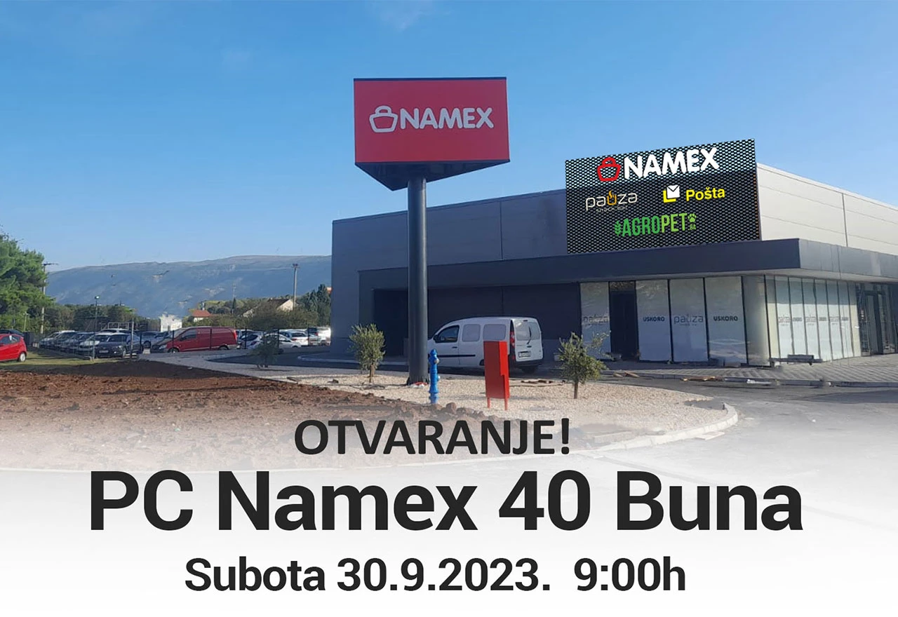 Namex otvara prodajni centar na Buni i priprema brojna iznenađenja