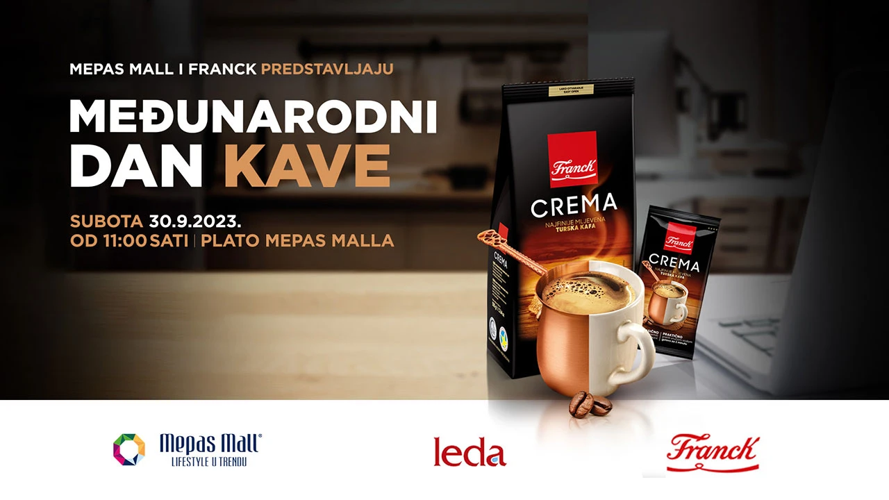 Mostar u subotu slavi Međunarodni dan kave na platou Mepas Mall-a