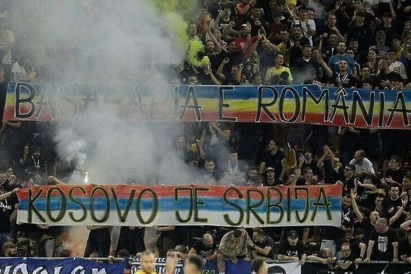 UEFA će žestoko kazniti Rumunjsku zbog transparenta "Kosovo je Srbija"