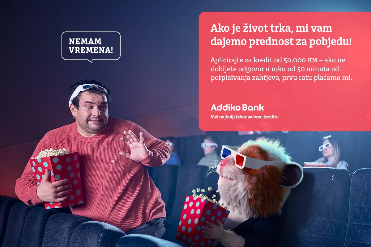 Ako je život trka, mi vam dajemo prednost za pobjedu!