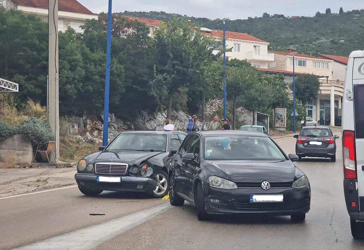 Prometna nesreća u Neumu: Usporen promet