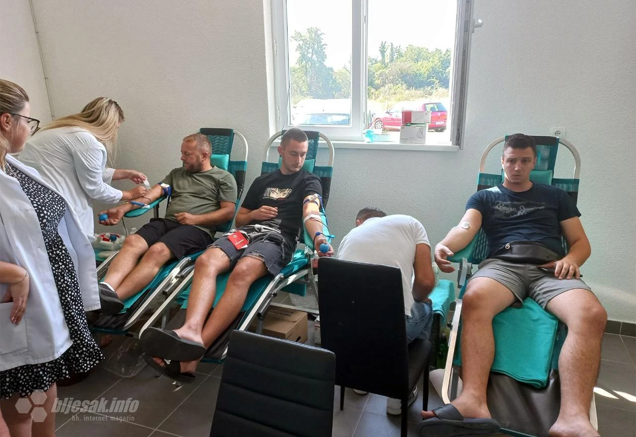 U akciji nogometnih klubova Čeljevo i Višići prikupljene 23 doze krvi