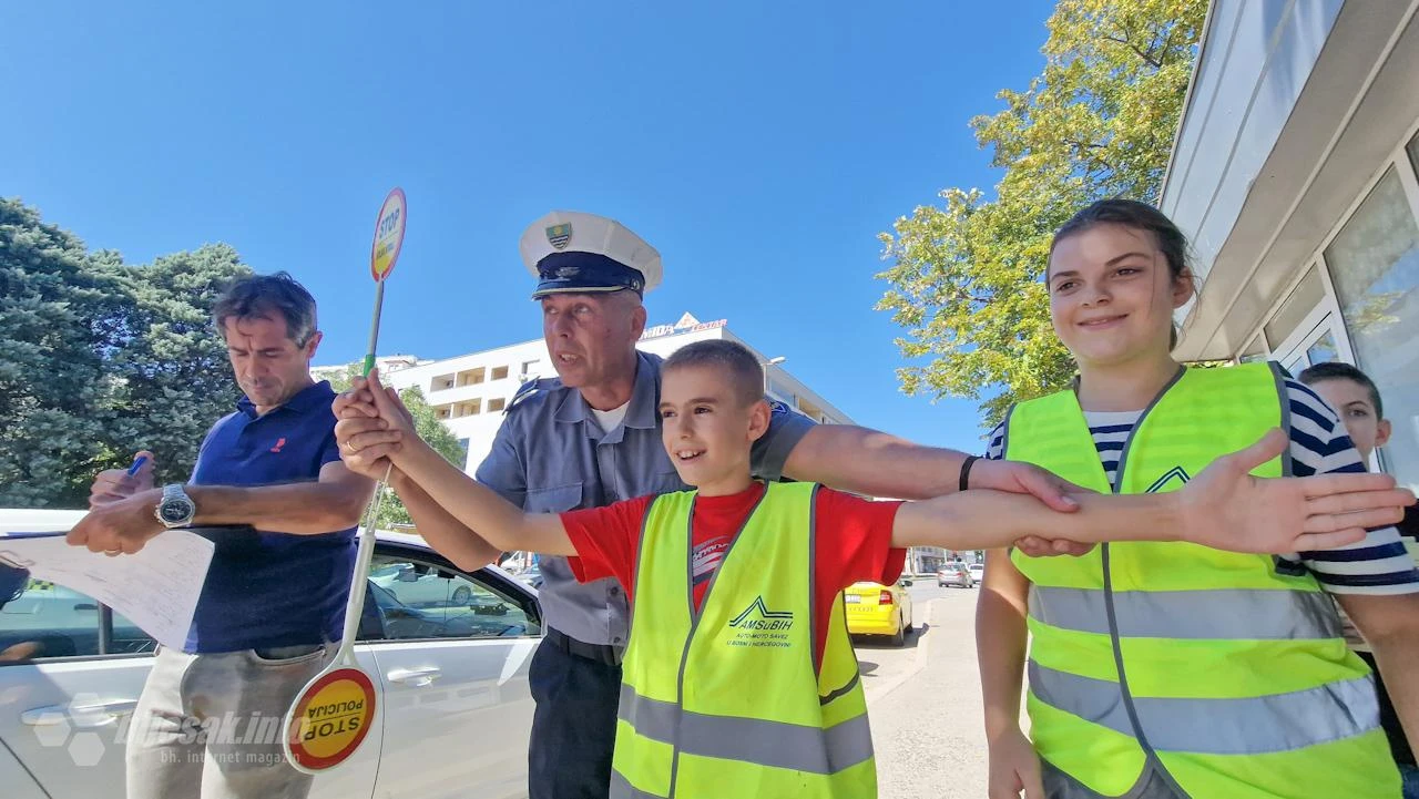 Školska patrola na ulicama Mostara: Vozači STOP