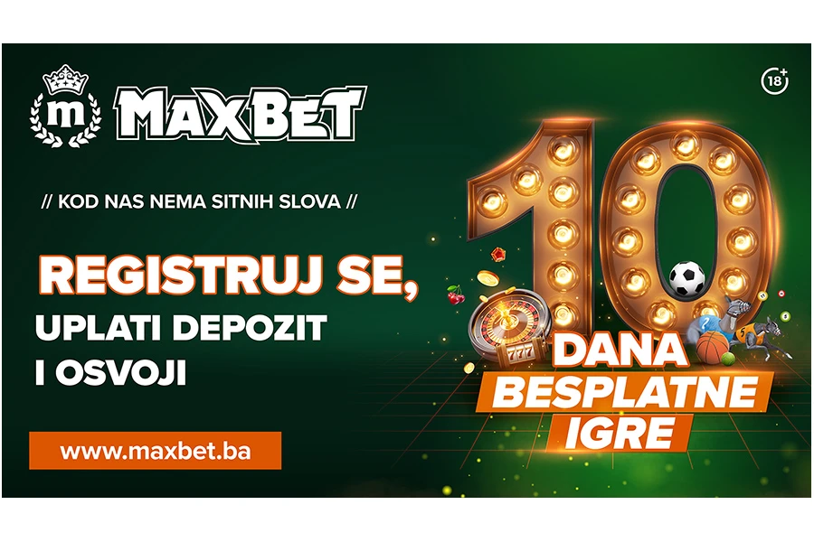 MAXBET je pripremio novi PAKET DOBRODOŠLICE!