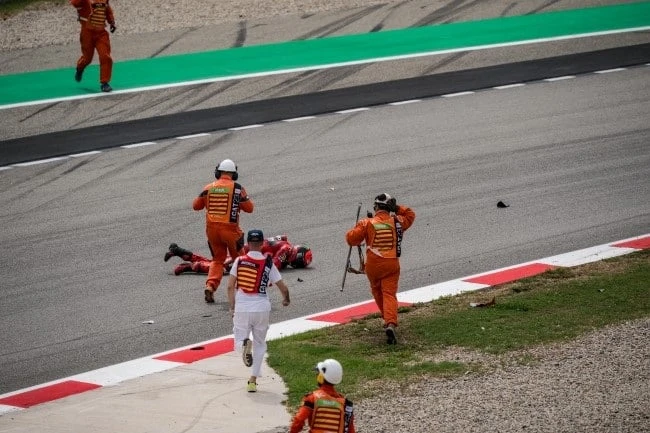 Francesco Bagnaia doživio užasno težak pad