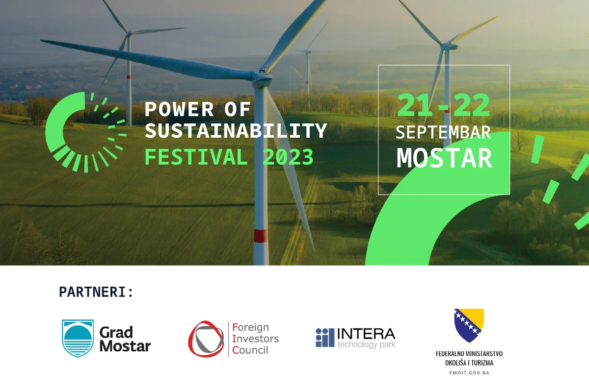 FESTIVAL "POWER OF SUSTAINABILITY 2023": Izgradnja održive budućnosti Zapadnog Balkana