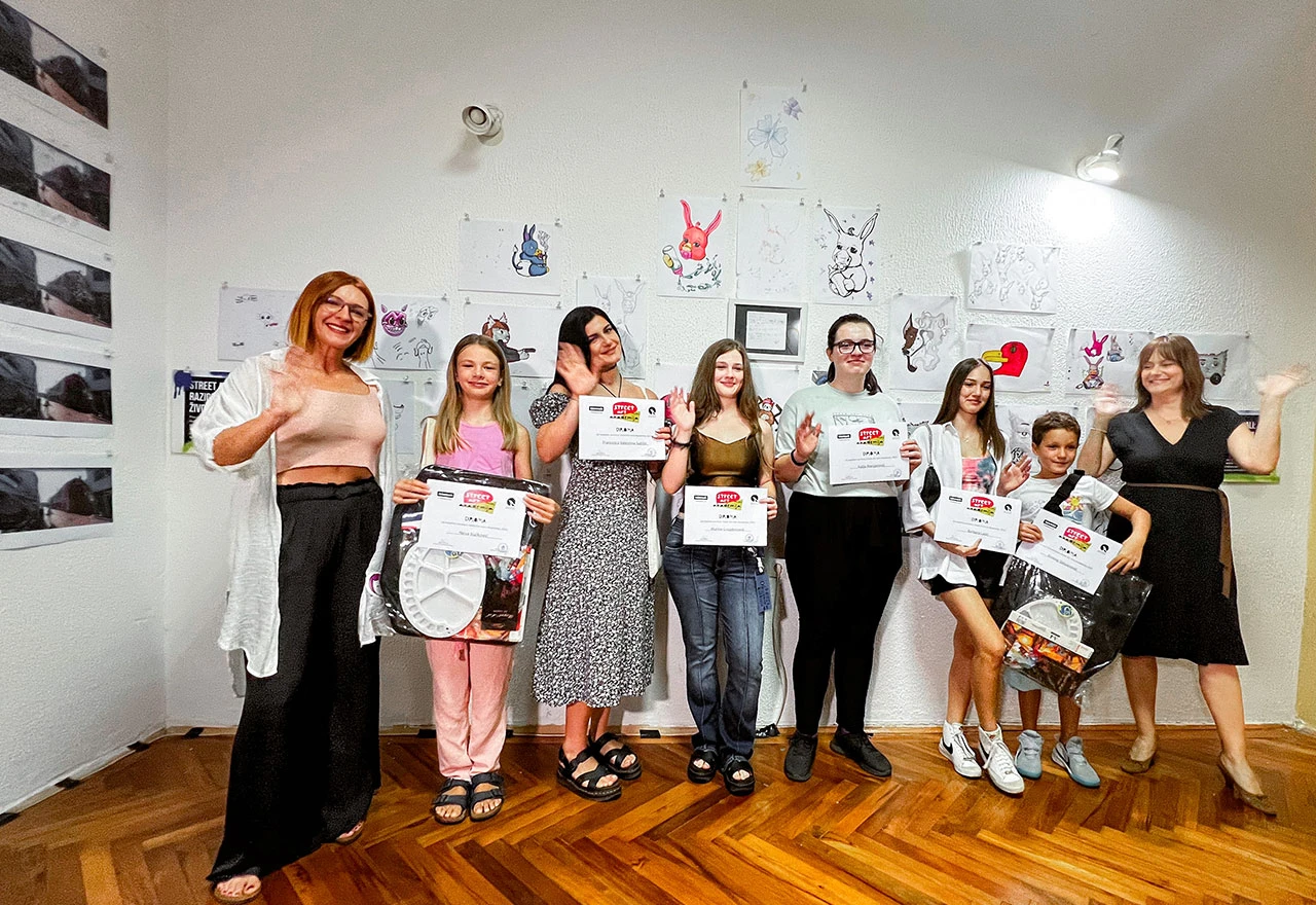 Telemach fondacija i Udruga Rezon priredili izložbu prve Street Art Mini akademije