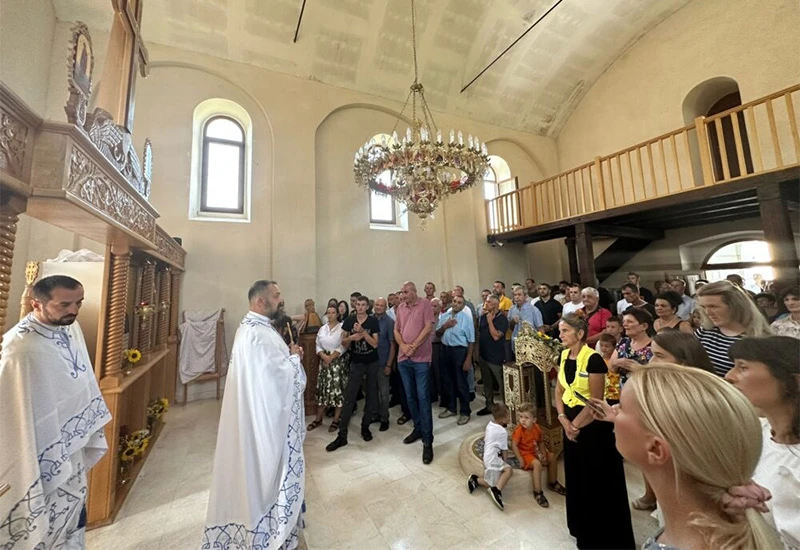 Velika Gospa proslavljena u Hramu Svetog Vasilija Ostroškog