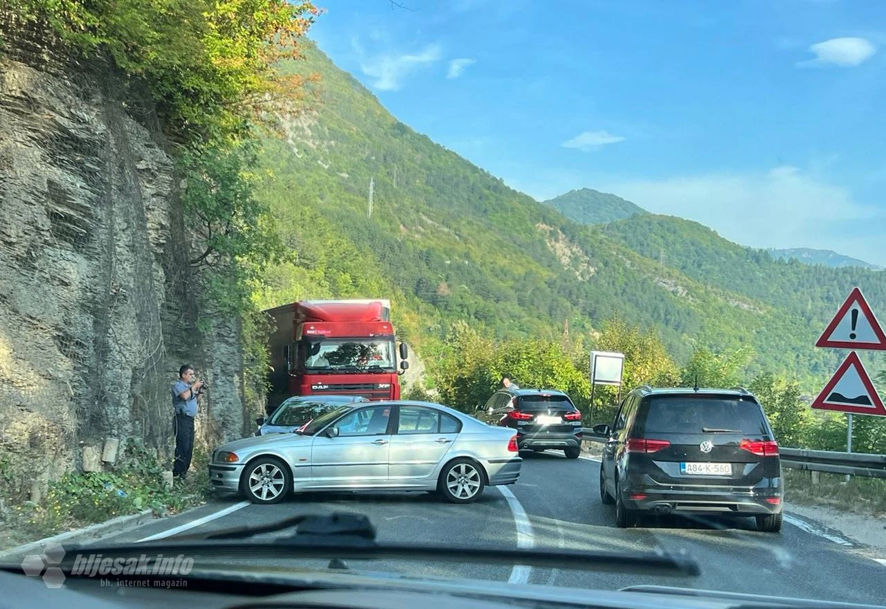 Jablanica: Prometna nesreća izazvala zastoje